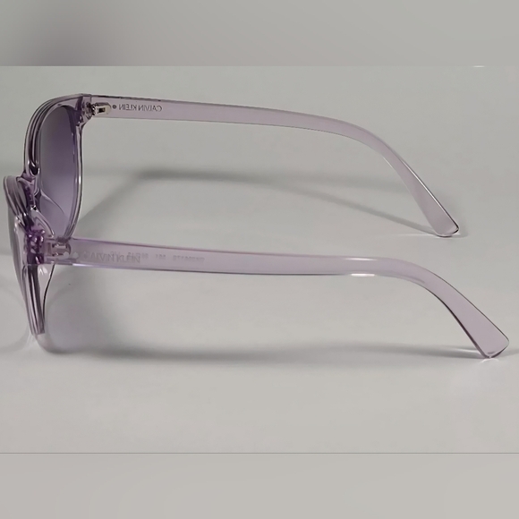 Calvin Klein Womens Purple Cat Eye Ladies Sunglasses (NWT) - Picture 3 of 4